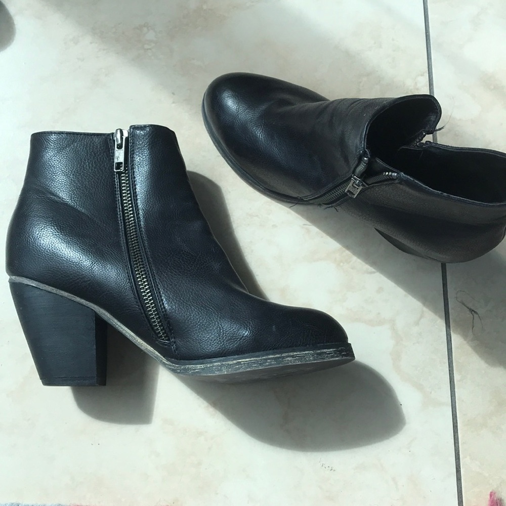 Leather Ankle Booties